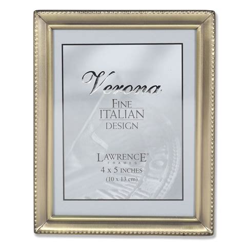 Traditional silver metal frame that will compliment any dcor. . Lawrence frames